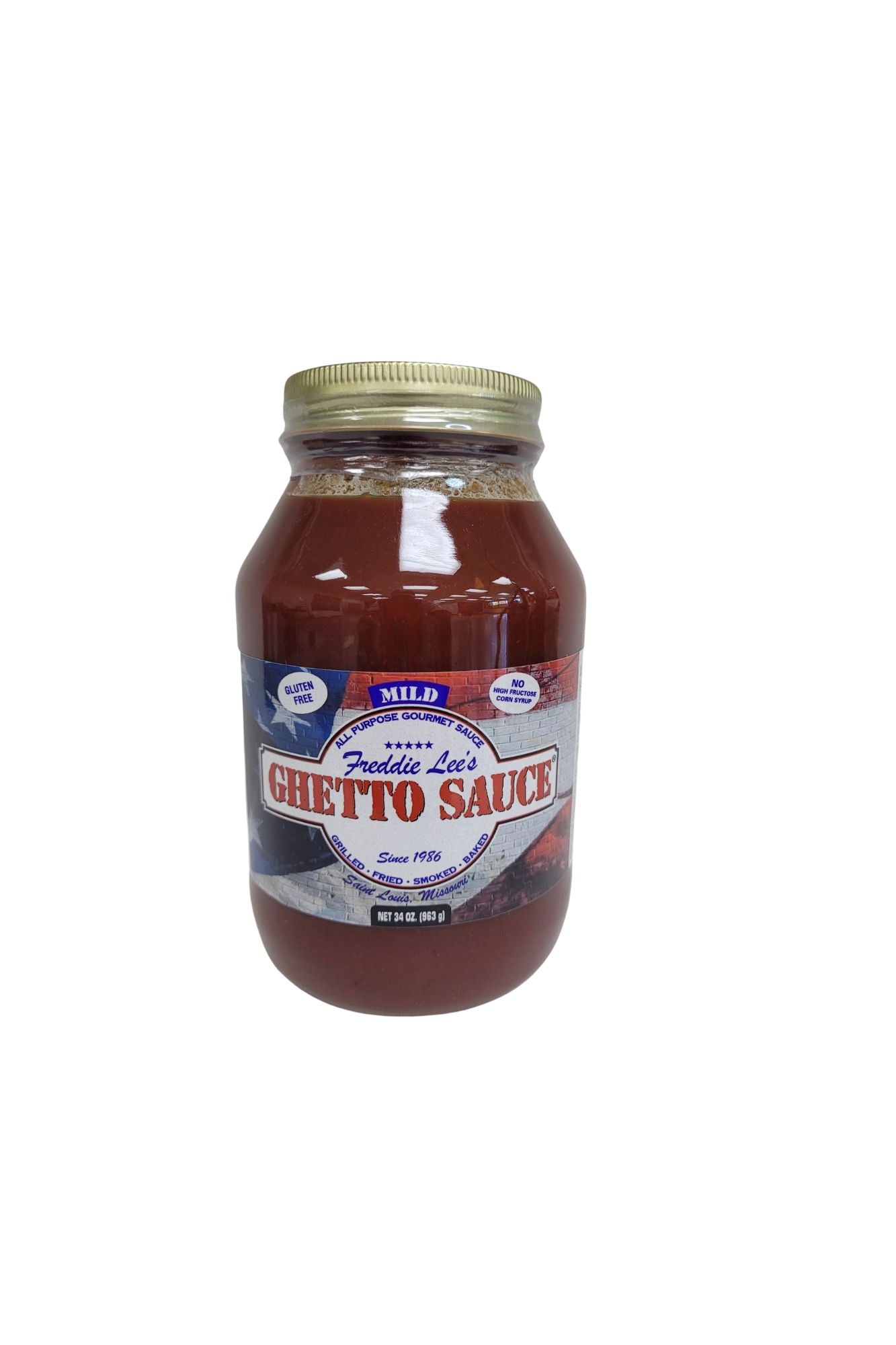 Freddie Lee's Ghetto Sauce Mild Quarts 34oz