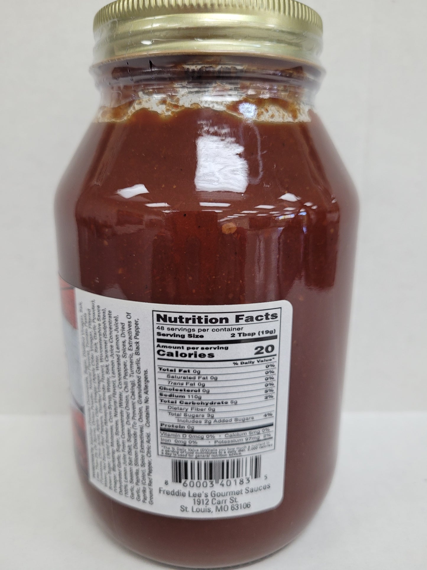 Freddie Lee's Ghetto Sauce Spicy Quarts 34oz