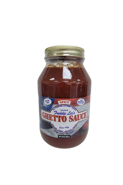 Freddie Lee's Ghetto Sauce Spicy Quarts 34oz
