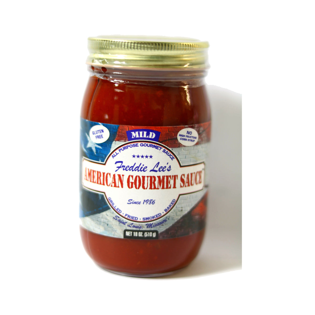 Freddie Lee's American Gourmet Sauce Mild, 18 oz jar