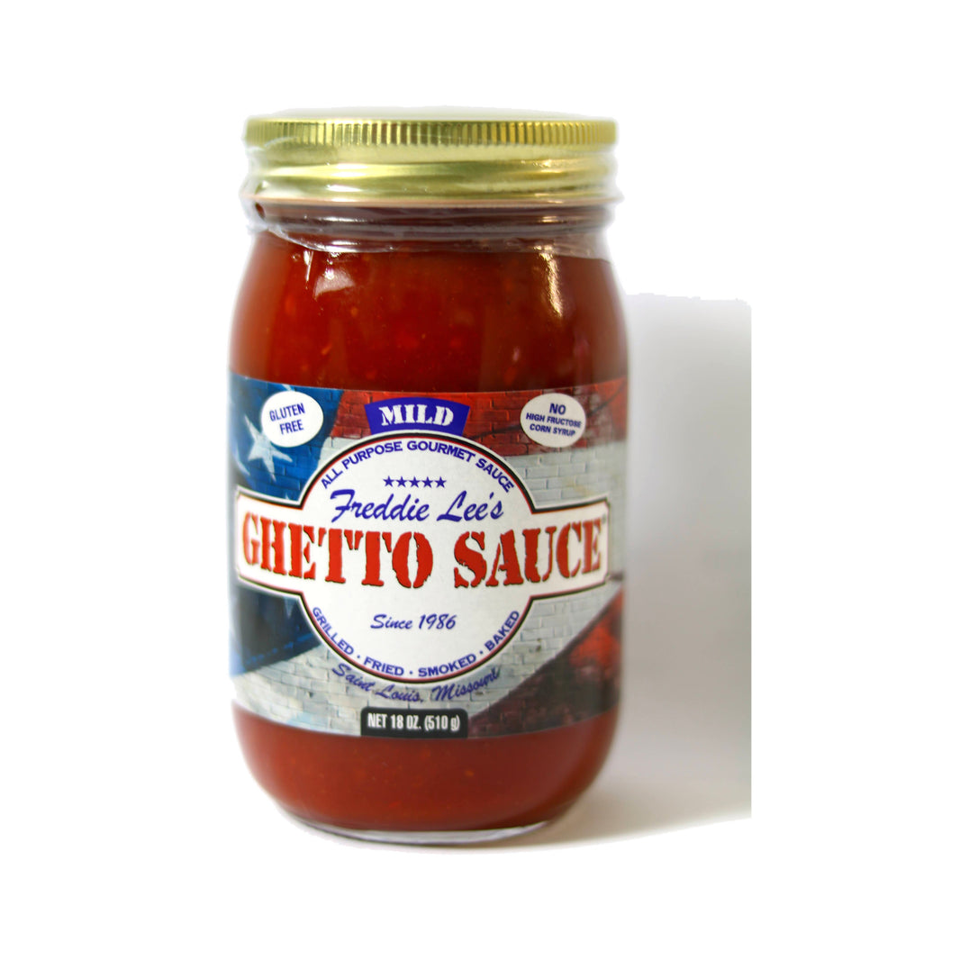 Freddie Lee's Ghetto Sauce Mild, 18 oz jar